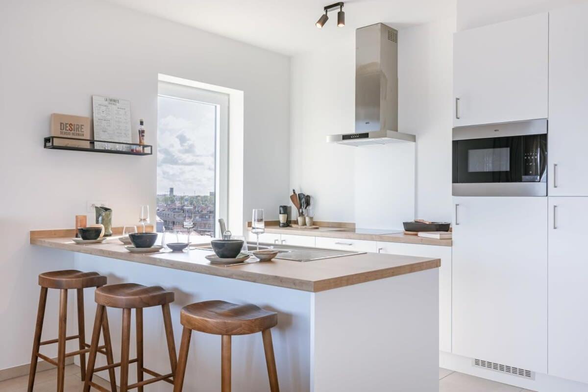 Huswell - Lovely New Apartment At The Harbor + Parking Brugge Eksteriør bilde